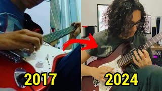 7 Years Evolution of My Guitar Progress [upl. by Aik]