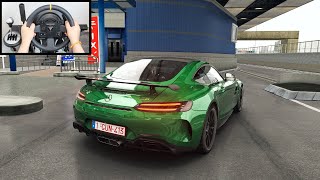 Mercedes AMG GTR Swerving Through Traffic  Assetto Corsa Thrustmaster TX Gameplay [upl. by Goer]