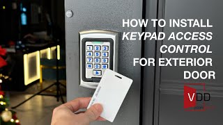 StepbyStep Keypad Access Control Installation Guide  VDOM Doors [upl. by Asabi572]