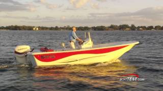 Carolina Skiff DLV 198 Test 2014 By BoatTestcom [upl. by Islean]