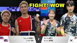 Pearly TanThinaahMAS vs Won Ho KimNa Eun JeongKOR AMAZING MATCH [upl. by Nnitsuj]