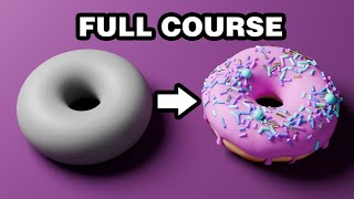 Beginner Blender 40 Tutorial  Full Course [upl. by Ahsekyt]