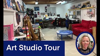 Art Studio Tour January 2024 [upl. by Einattirb]