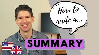 How to write a Summary  3 Steps  English [upl. by Medlin961]