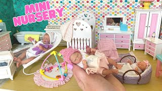 A NEW SILICONE BABY for our MINI REBORN NURSERY [upl. by Erastatus]