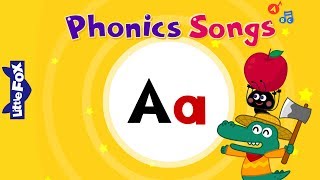 Letter Aa  New Phonics Songs  Little Fox  Animated Songs for Kids [upl. by Eaver656]