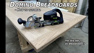 Breadboard Ends with the Festool Domino  Make Your Own Dominos  How to Woodworking [upl. by Neiviv]