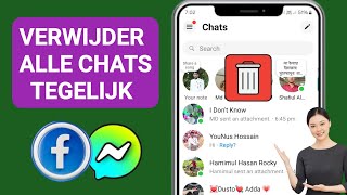 Hoe u al uw berichten op Facebook Messenger in één keer kunt verwijderen [upl. by Ullman]