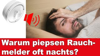 Warum Rauchmelder oft gerade nachts piepsen [upl. by Varian339]