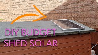 DIY Budget Shed Roof Solar Panel Setup  Epever MPPT  Ecoworthy Panel [upl. by Pandich287]