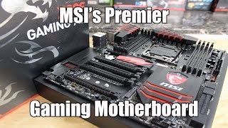 MSI X99S Gaming 9 AC Motherboard [upl. by Aicirtak170]