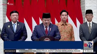 Pamit Kunker ke Luar Negeri Prabowo Beri Arahan ke Gibran dan Menteri  Beritasatu [upl. by Ybrek]