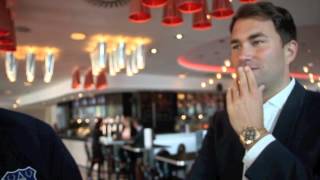 EDDIE HEARN amp TONY BELLEW TALK TO EACH OTHER AND KUGAN CASSIUS  INTERVIEW  COLLISION COURSE [upl. by Ennirroc]