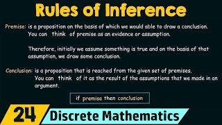 Rules of Inference  Basic Terminology [upl. by Divaj]