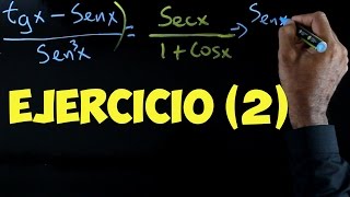 MATEMÁTICAS Identidades Trigonométricas Ejercicio 2 BACHILLERATO AULAEXPRESS VÍDEOS TUTORIAL [upl. by Ada]