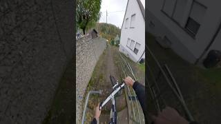 Sketchy local stairs part I mtb suburbanfreeride urbanfreeride urbandownhill bike pov gopro [upl. by Llerrit]