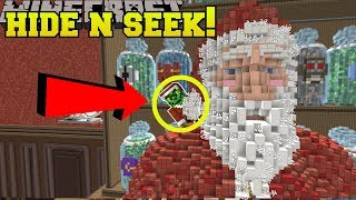 Minecraft GRINCH HIDE AND SEEK  Morph Hide And Seek  Modded MiniGame [upl. by Dorwin828]