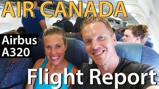 AIR CANADA ECONOMY CLASS  Airbus A320 Flight Report  Ottawa to Vancouver [upl. by Litton916]