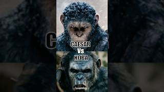 CAESAR VS KOBA 1v1 debate deathbattle dawnoftheplanetoftheapes riseoftheplanetoftheapes apes [upl. by Enovahs]