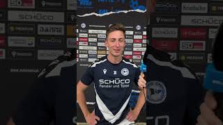 Arminia Bielefeld  Alemannia Aachen 11 Interview Marius Wörl [upl. by Ellard]