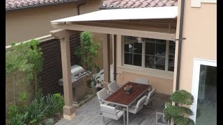 Sloped Awning Trellis Cover of Irvine California [upl. by Nylirehs]