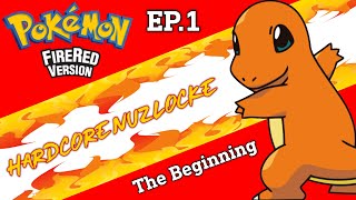 Pokemon FireRed Hardcore Nuzlocke EP 1  The beginning of the game and my channel [upl. by Yrek]