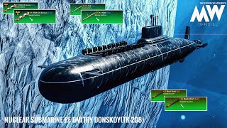 Modern Warships  RF DMITRY DONSKOY TK208 very worth itbest build with Bulava Nuclear missile [upl. by Peisch]