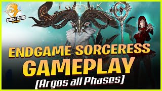 Lost Ark  ENDGAME SORCERESS GAMEPLAY Argos Raid Full Run Phase 1 2 amp 3 Ignite build Ignition [upl. by Gershom]