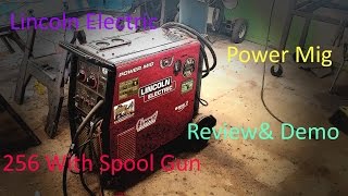 Lincoln Electric Power Mig 256 Welder Review PT2 of 2 The Welding [upl. by Eusoj624]