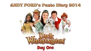 Andy Fords Panto Diary 2014 day one [upl. by Ludeman]