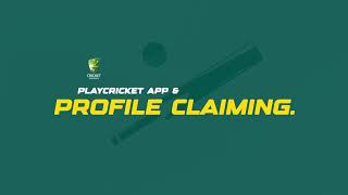 PlayCricket App amp Profile ClaimingLinking your Cricket Stats [upl. by Parsaye]