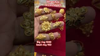 1gm gold plated finger ring 💍 short viral video  short anusplanet8119 [upl. by Kovacev229]