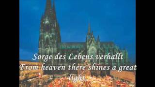 Christmas songs from Germany  Snow falls softly at night Leise rieselt der Schnee [upl. by Elfrida]