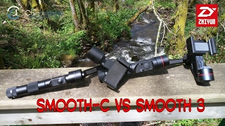 Zhiyun SmoothC VS Smooth 3 de très gros progrès [upl. by Enelhtak]