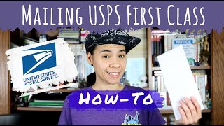 How To Mail USPS First Class Envelopes amp Packages with Stamps [upl. by Sanferd]