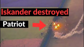 Iskanders missile destroyed Patriot War in Ukraine [upl. by Nangem884]