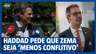 Haddad faz apelo ‘O governador Zema precisa adotar uma posição mais construtiva e menos conflitiva’ [upl. by Filiano]