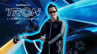 TRON Lightcycle Run Opening Day Reaction at Walt Disneyworld Orlando Magic Kingdom with Adam The Woo [upl. by Cogen]