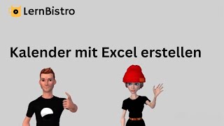 Kalender mit Excel erstellen [upl. by Rowley881]