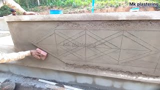 Parapet design  parapet plaster new design  plaster design [upl. by Kenison]