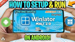 NEW 🔥 WINLATOR MALI V20  SETUPSETTINGSREVIEW  WINDOWS EMULATOR FOR LOWEND DEVICES [upl. by Annohsed408]