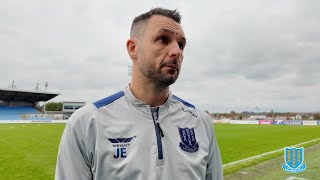 Post Match Interview I Jim Ervin I Ballymena United 41 Loughgall FC [upl. by Esialb]