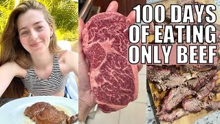 I ONLY ATE BEEF For 100 Days  Lion Diet Update [upl. by Ariahaj]