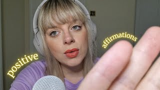 ASMR positive birth affirmations amp plucking away negative thoughts ✨ [upl. by Lerual]