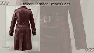 Womens Leather Coat  Leathercult [upl. by Haisej]