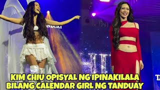 KIM CHIU OPISYAL NG PINAKILALA BILANG CALENDAR GIRL NG TANDUAY MGA TANONG SINAGOT [upl. by Aicire]