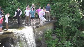 Waterfall jumping [upl. by Lomasi]