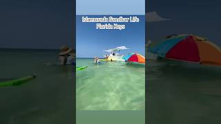 Sandbar Life floridakeys islamorada ocean boat sandbar swimming trendingshorts viralshorts [upl. by Lashondra]