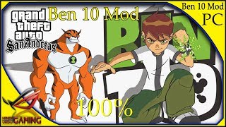 How to install Ben 10 Mod in GTA San Andreas PC in Hindi Urdu [upl. by Henka]