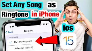 iPhone Ringtone Maker Hindi  How to set Ringtone in iPhone Hindi [upl. by Nodnil]